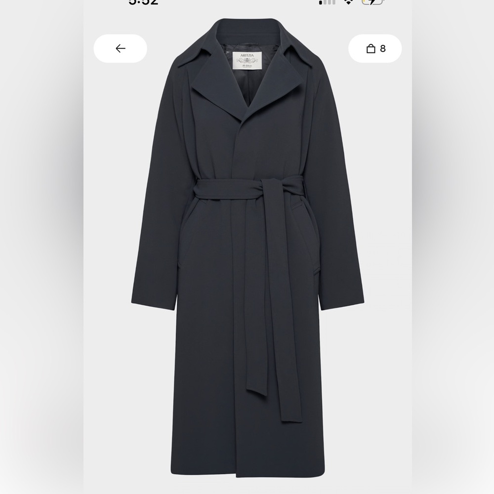 NWOT Aritzia Wilfred The Splendor Trench Coat - Picture 4 of 8